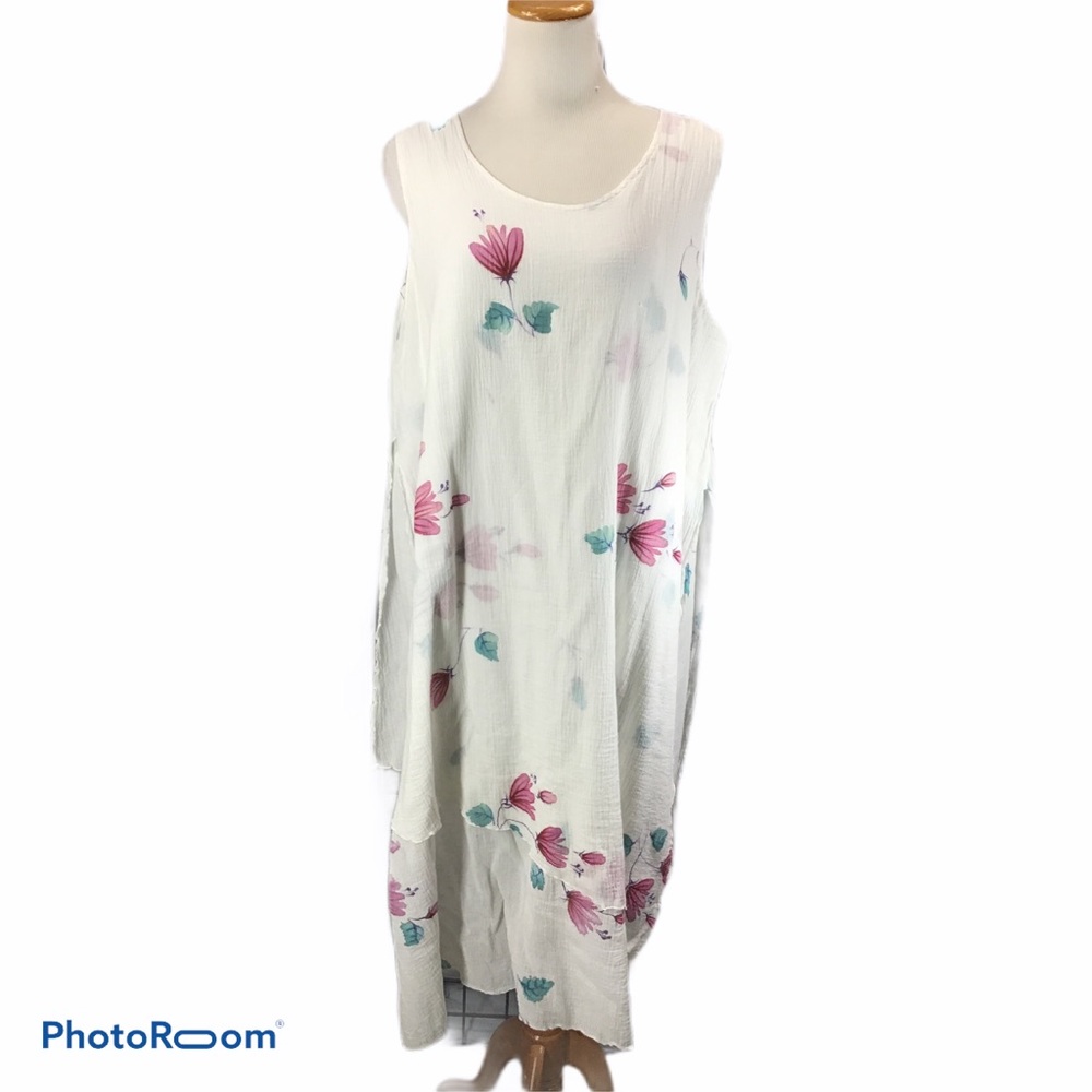 Serendipity Gauze Beach Dress Plus